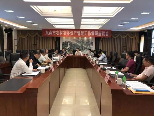 市人大常委会委托,在厚街召开东莞市农村集体资产管理工作调研座谈会